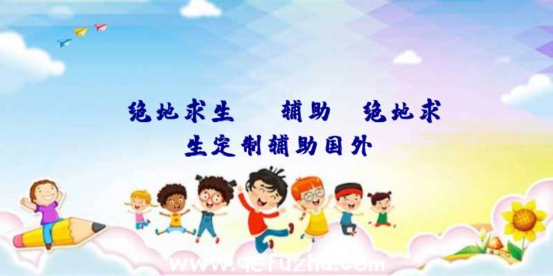 「绝地求生mmp辅助」|绝地求生定制辅助国外